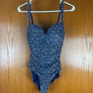 Niptuck One Piece Ruched One Piece Swimsuit - Sz 6